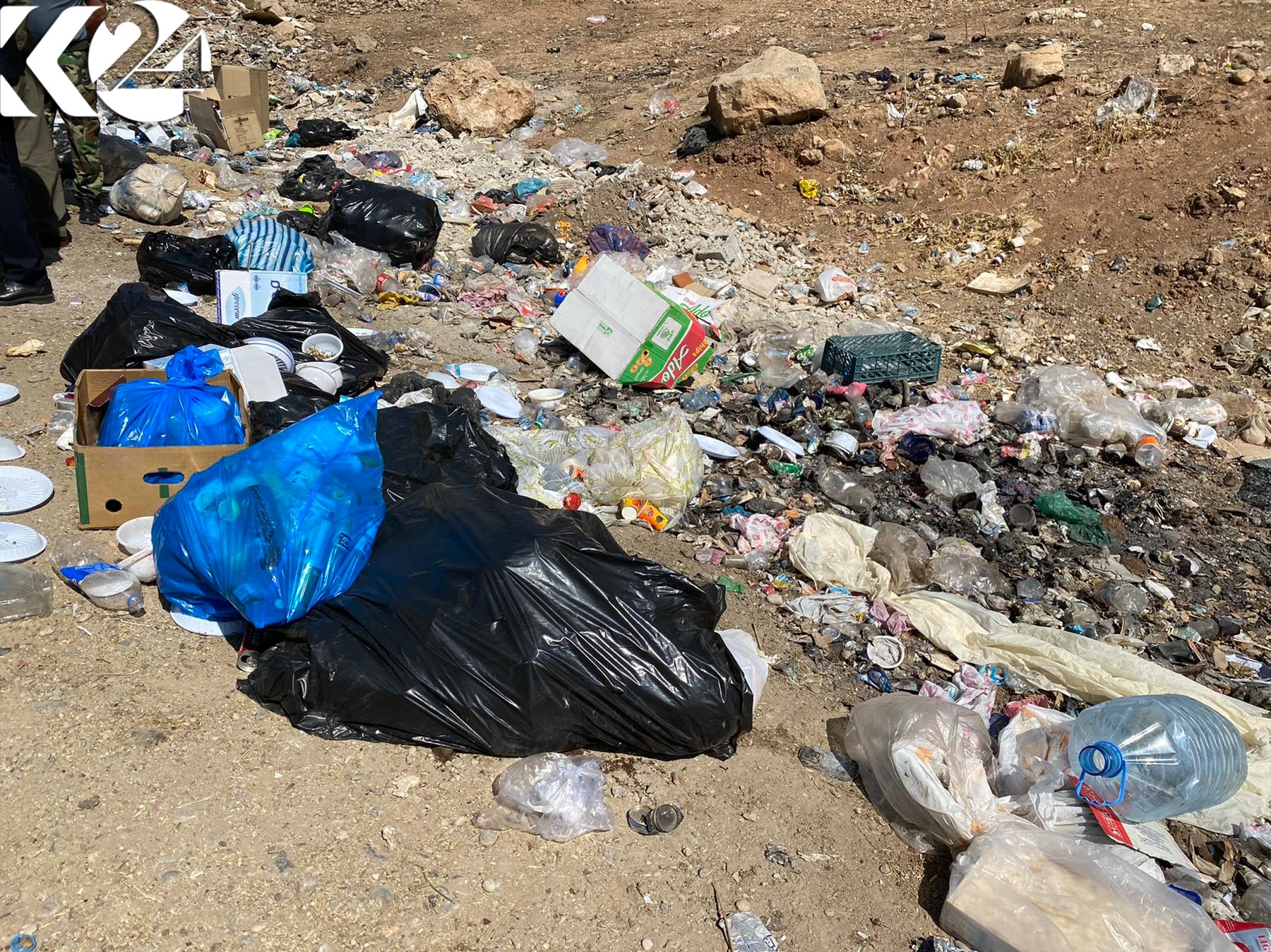  بەوێنە: چاودێریکردنی هەڵمەتی پاککردنەوەی رێگاکانی سنووری هەولێر